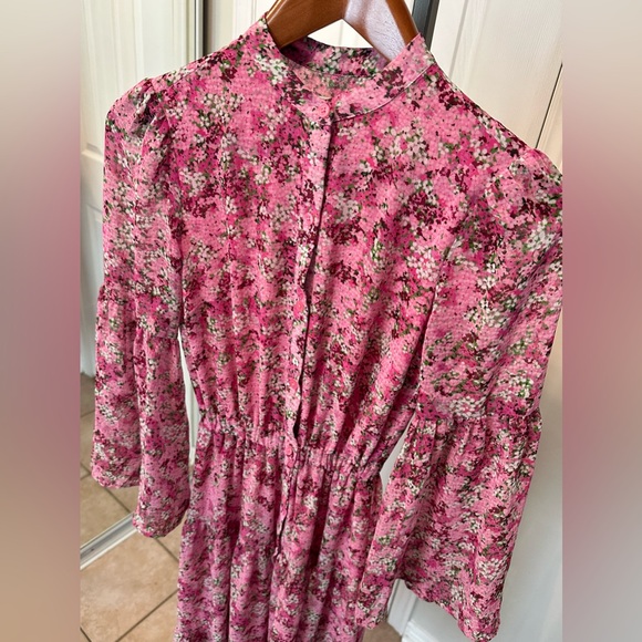 MICHAEL Michael Kors Enchanted Bloom Midi Dress size 00 - Picture 3 of 5